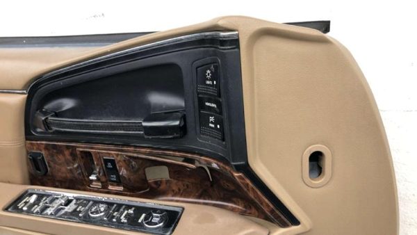 92 Buick Park Ave Ultra Driver Left Front Door Trim Panel With Master Switch Tan — photo 14