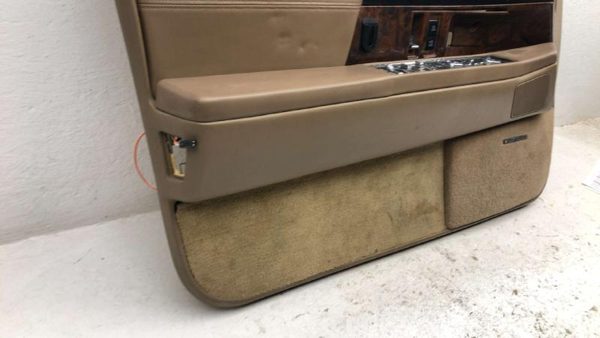 92 Buick Park Ave Ultra Driver Left Front Door Trim Panel With Master Switch Tan — photo 8