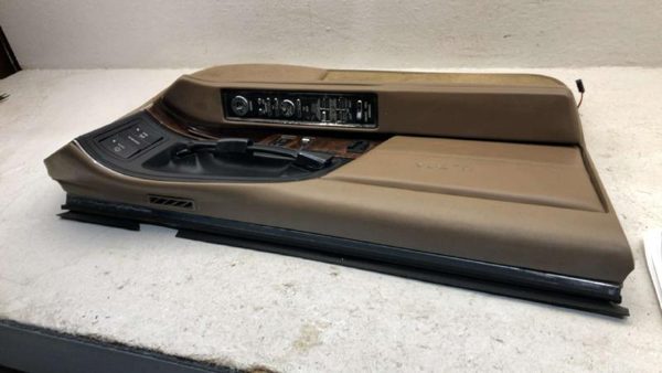 92 Buick Park Ave Ultra Driver Left Front Door Trim Panel With Master Switch Tan — photo 19