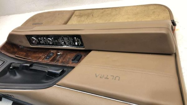 92 Buick Park Ave Ultra Driver Left Front Door Trim Panel With Master Switch Tan — photo 20
