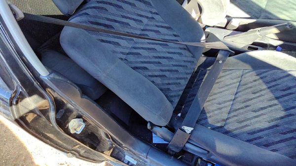 96-00 Honda Civic Passenger Right Front Seat Belt Retractor Shoulder Coupe Gray — photo 1