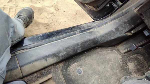 2011 Chevy Cruze Kick Panel Driver Left Lower Trim OEM Black Afb — photo 3
