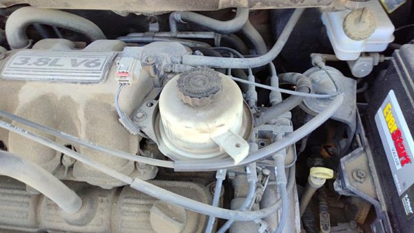 2001-2007 Dodge Caravan Power Steering Fluid Remote Reservoir Tank Oem 3.8L — photo 2