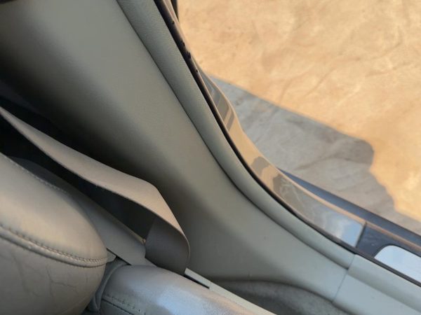 2003-2008 Infinity FX45 Driver Left Lower B-Pillar Trim Panel Willow Black — photo 4