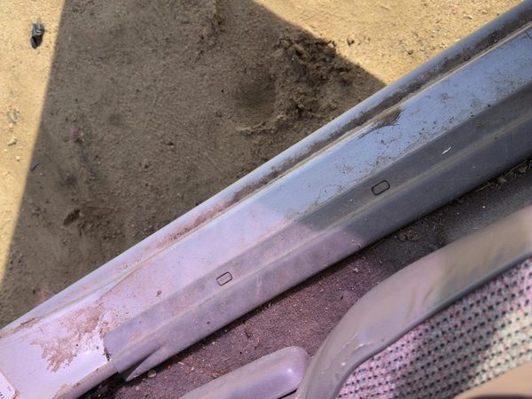 1988-1995 Isuzu Pup Driver Left Lower Sill Step Moulding Trim Panel Oem Gray — photo 6