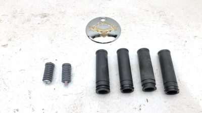 2000 Harley Davidson Fuel Tank Cover Original Handle Bar Gripsand Shift Pegs Oem