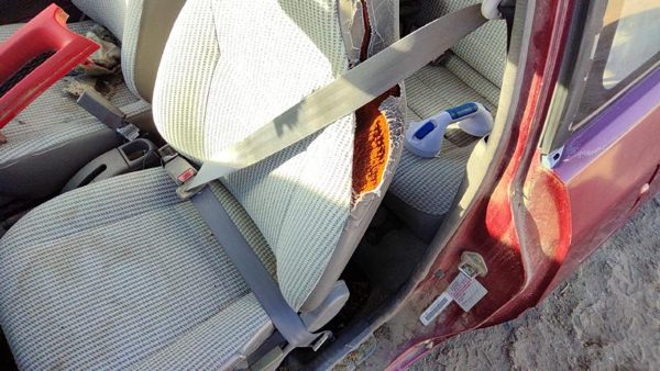 1994-1997 Ford Aspire Driver Left Front Seat Belt Retractor Oem Shoulder Gray — photo 1