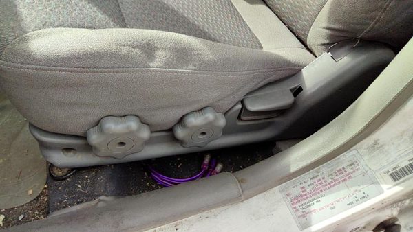 2001-2005 Kia Rio Driver Left Side Seat Trim Panel Oem Gray — photo 1