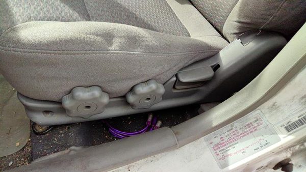 2001-2005 Kia Rio Driver Left Side Seat Trim Panel Oem Gray — photo 2