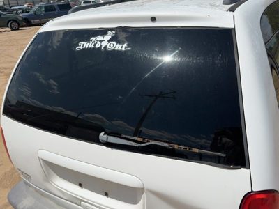 1996-2000 Chrysler Town & Country Back Glass Rear Window Oem Privacy Tint