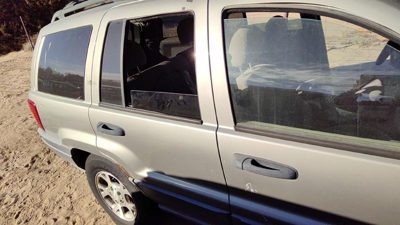 2001 Jeep Grand Cherokee Rear Door RH Ps5 Silver 55136700AB
