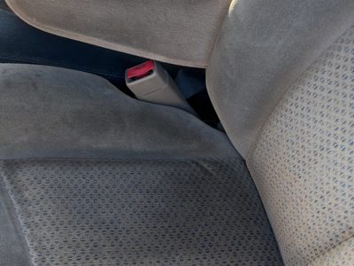 03-06 Suburban Driver Left Front Seat Belt Buckle Receiver Bucket Bench Tan 52D