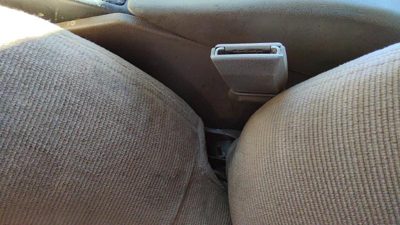 1988-1996 Grand Prix Driver Left Front Seat Belt Buckle Receiver Oem Tan 2 Door