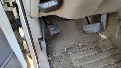 95 Chevy Silverado 1500 Parking Brake Pedal Assembly Oem Complete Emergency Unit