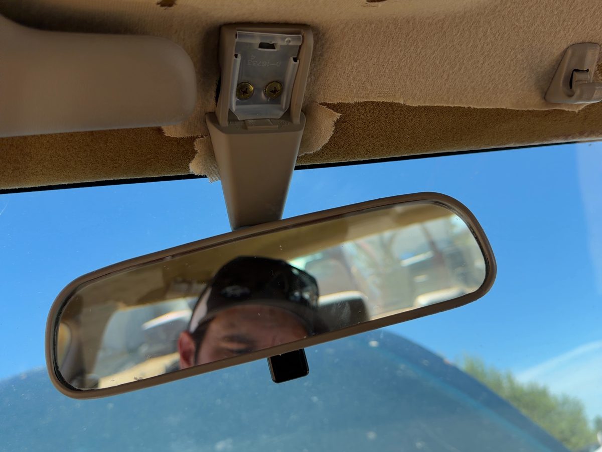 1998-2000 Toyota Corolla Inside Rear View Mirror Oem Windshield Mounted