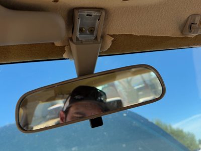 1998-2000 Toyota Corolla Inside Rear View Mirror Oem Windshield Mounted