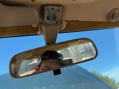 1998-2000 Toyota Corolla Inside Rear View Mirror Oem Windshield Mounted