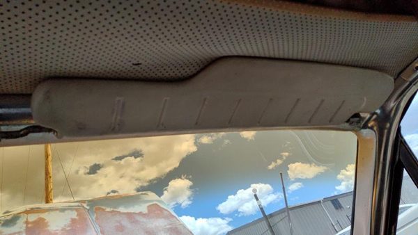 64-66 Ford Thunderbird Coupe Passenger Right Sun Visor Oem Blue — photo 3