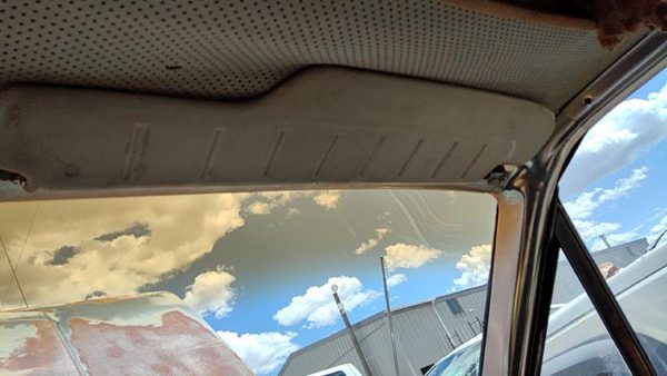 64-66 Ford Thunderbird Coupe Passenger Right Sun Visor Oem Blue — photo 1