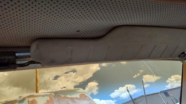 64-66 Ford Thunderbird Coupe Passenger Right Sun Visor Oem Blue — photo 4