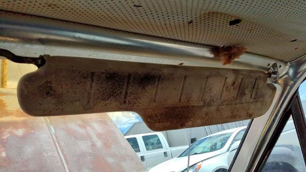 64-66 Ford Thunderbird Coupe Passenger Right Sun Visor Oem Blue — photo 6