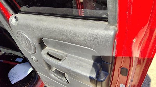 02-05 Dodge Ram 1500 Passenger Right Rear Door Trim Panel Wh Switches Back Black — photo 2