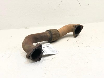 08-10 Ford F250 Driver LEFT TURBO EXHAUST PIPE Down Crossover 6.4L Powerstroke