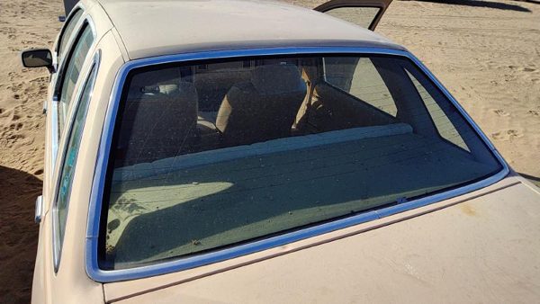 1984-1987 Ford Tempo Chrome Moulding Around Back Glass Oem — photo 2