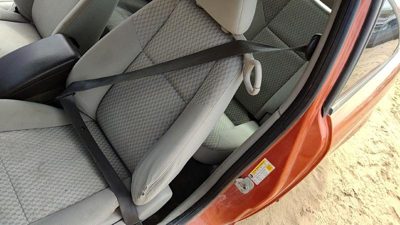 05-10 Chevy Cobalt Driver Left Front Seat Belt Retractor Oem Shoulder Gray 14C