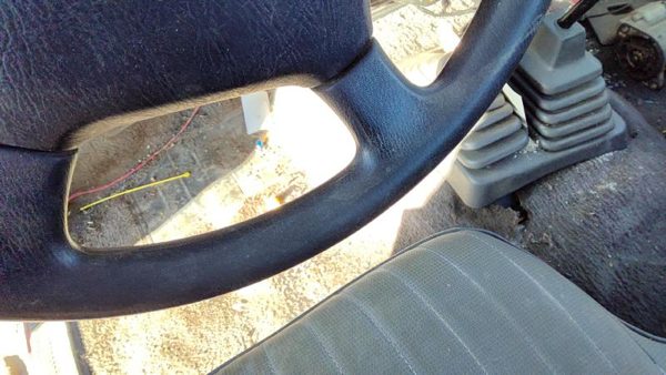 1996 Nissan Hardbody Steering Wheel OEM Gray — photo 4
