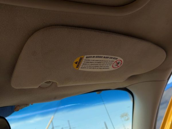 2002 Chrysler Pt Cruiser Passenger Right Sun Visor Oem Taupe/Beige Fl 0Tf86Mf1Af — photo 4