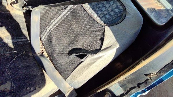 1980-1986 Ford F150 Driver Left Front Seat Belt Retractor Oem Shoulder Blue — photo 4