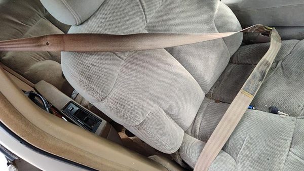1994 Buick Park Ave Passenger Right Front Seat Belt Retractor Oem Shoulder Tan — photo 2