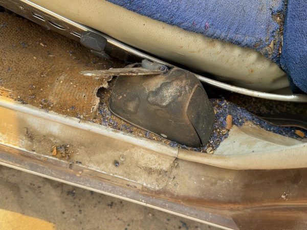1974 Chevy Impala Driver Left Front Seat Belt Retractor Oem Shoulder — photo 4