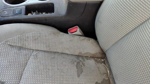 2013 Nissan Rogue Front Seat Belt Gray K — photo 2