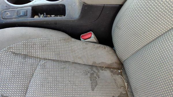 2013 Nissan Rogue Front Seat Belt Gray K — photo 3