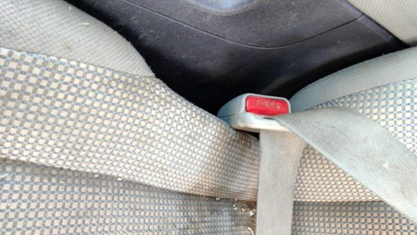 2013 Nissan Rogue Front Seat Belt Gray K — photo 6