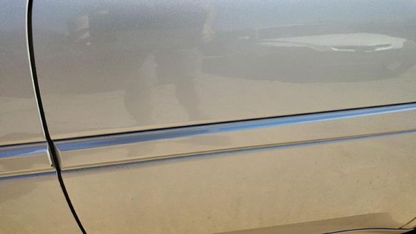 04-08 Grand Prix Driver Left Rear Moulding From Door Back Trim Strip Silver 12U — photo 2