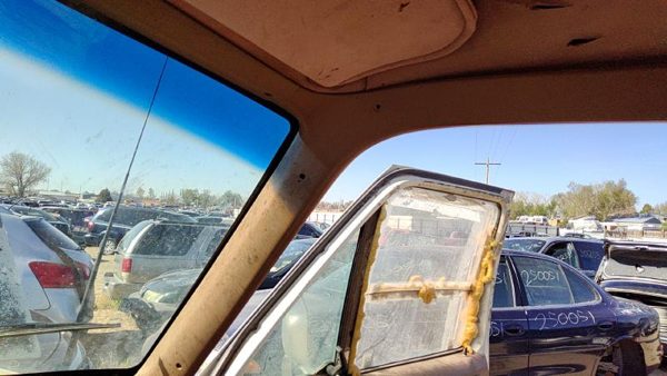 87-91 Ford F150 Passenger Right A Pillar Trim Windshield Post Panel Oem Brown — photo 2