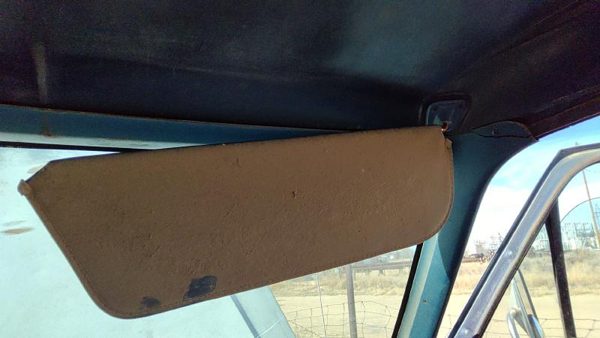 1980-1986 Ford F150 Passenger Right Sun Visor Oem Blue — photo 5