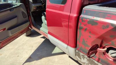 2003 Ford F250 Sd Pickup Rear Door LH Maroon