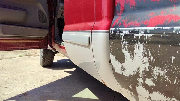 2003 Ford F250 Sd Pickup Rear Door LH Maroon — photo 5