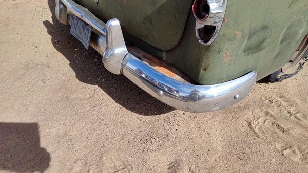 53-54 Chevy Bel Air 150 Sedan Rear Bumper Assembly With Brackets Oem Chrome — photo 3