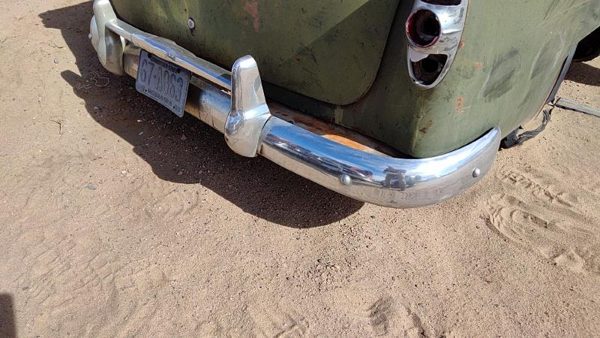53-54 Chevy Bel Air 150 Sedan Rear Bumper Assembly With Brackets Oem Chrome — photo 2