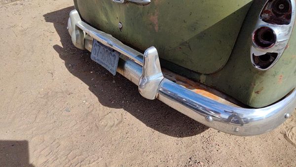 53-54 Chevy Bel Air 150 Sedan Rear Bumper Assembly With Brackets Oem Chrome — photo 4