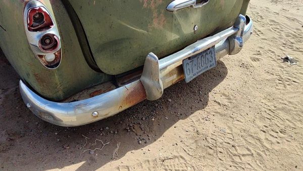 53-54 Chevy Bel Air 150 Sedan Rear Bumper Assembly With Brackets Oem Chrome — photo 7