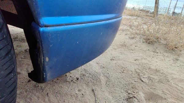 04-09 Mazda 3 Driver Left Rear Corner Moulding On Rear Bumper 27B Winning Blue — photo 4