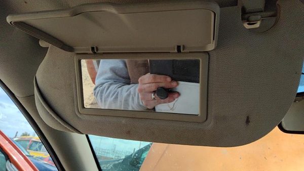2005-2010 Chevy Cobalt Driver Left Sun Visor Oem Gray 14C 20868638 — photo 6