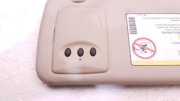 2004 Cadillac Srx Driver Sun Visor Without Illumination 25756069 — photo 8