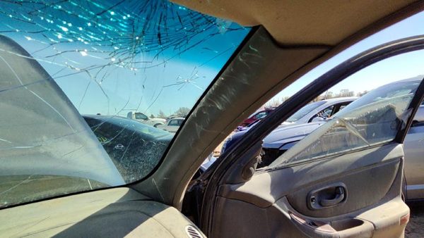 98-01 Oldsmobile Intrigue Passenger Right A Pillar Trim Windshield Post Gray 142 — photo 3